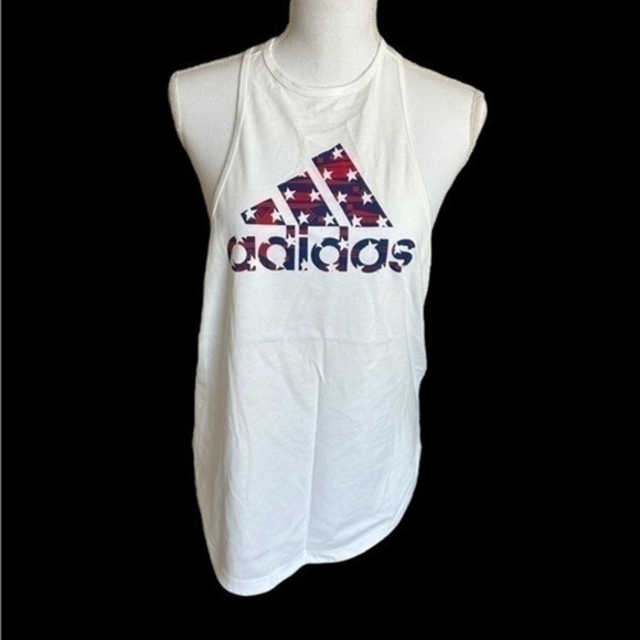 adidas Tops - ADIDAS womens tank top. White. American flag color. Different sizes. New